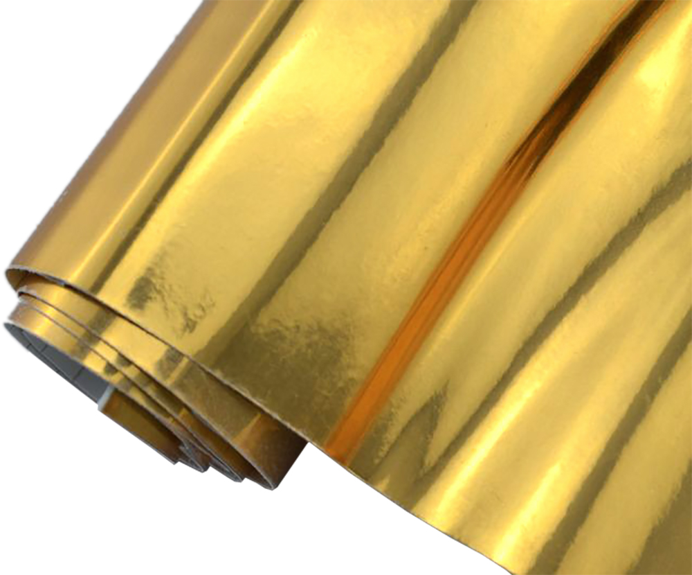 CHROM AUTO FOLIE Glanz Autofolie Selbstklebende Gold Silber Klebefolie  wrapp EUR 13,30 - PicClick DE